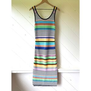 Roxy stripped knit tank dress